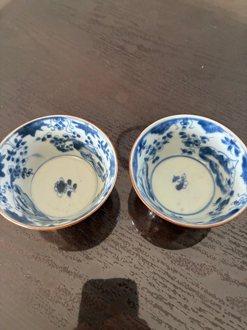 Paire de bols « Batavia » à glaçure capucin — Chine, XVIIIᵉ siècle, vers 1730-1760